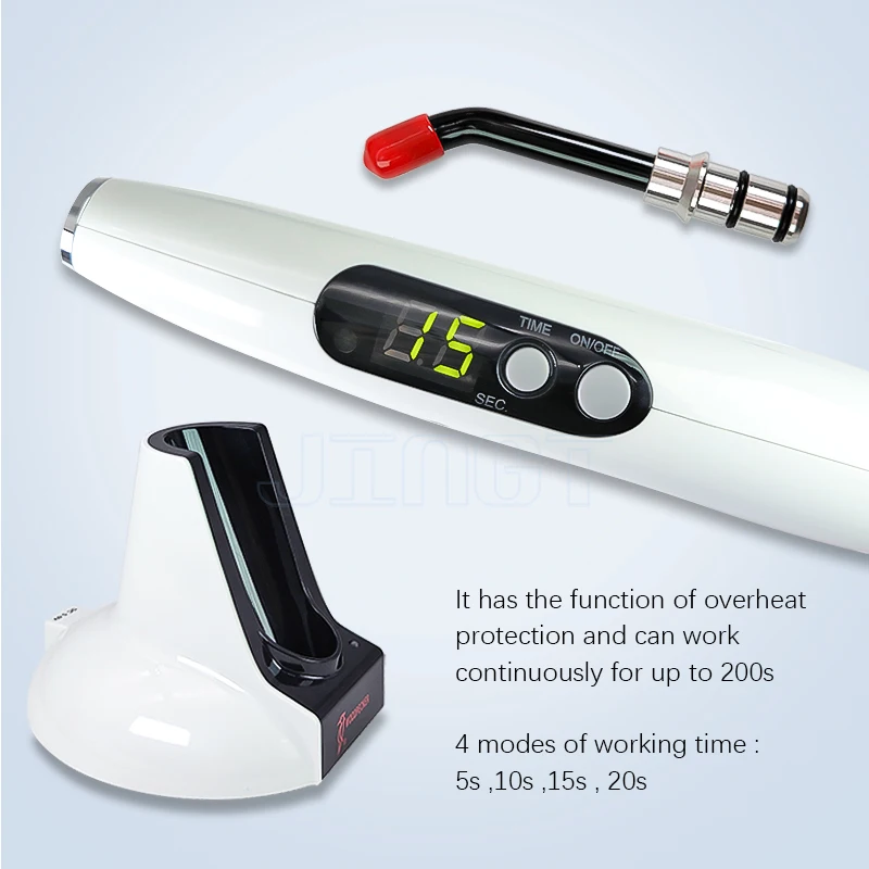 Teeth Whitening Kit With Light - Dental Curing Light Woodpecker LED B