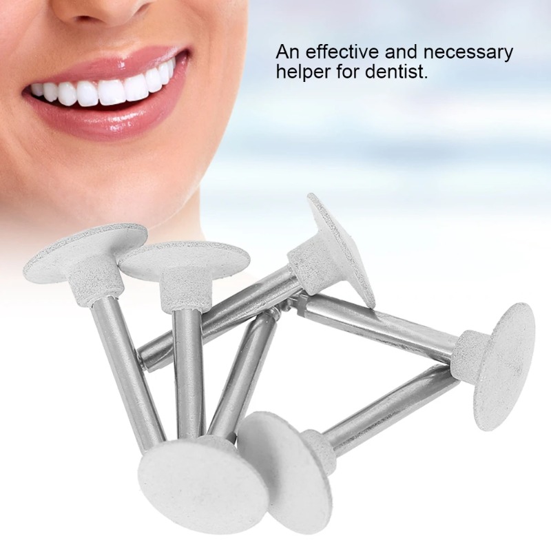 Teeth Whitening Lab - 6Pcs Tooth Polishing Head Set Denture