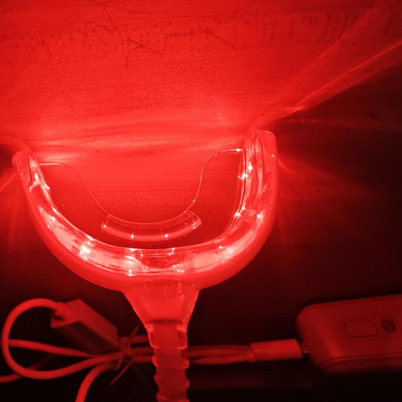 Teeth Whitening Kit With Light - Clinic Red Laser Oral Therapy Gum