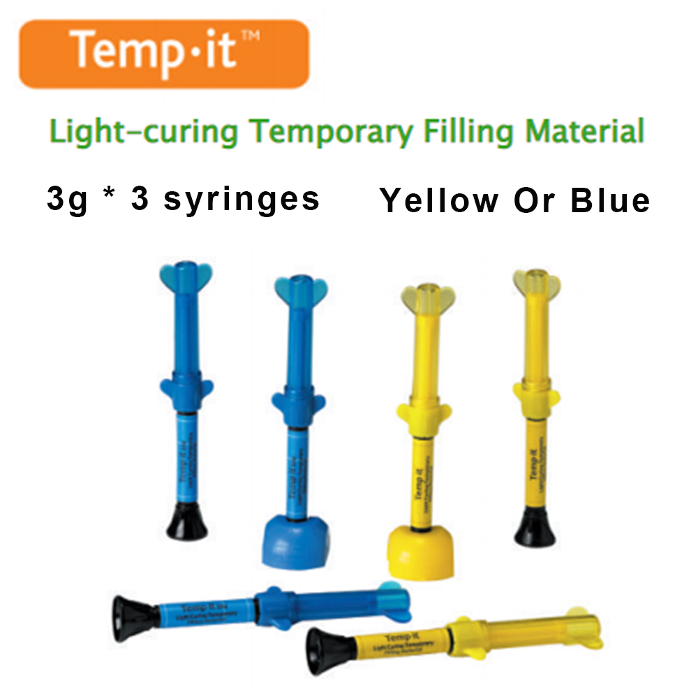 Teeth Whitening With Blue Light - 3gx3pcs Spident Temp It Dental Temporary