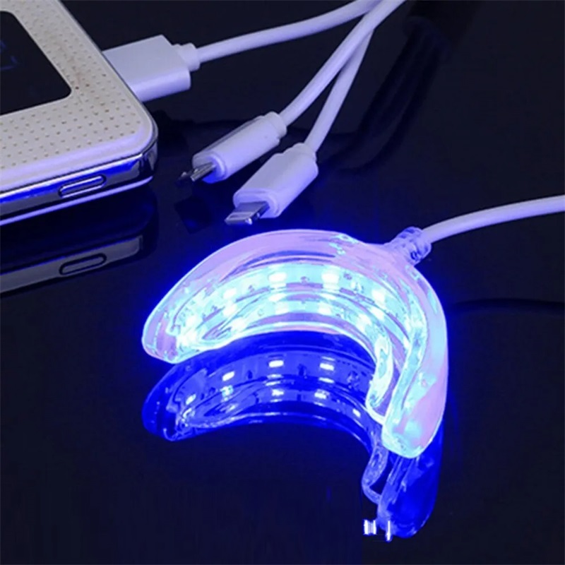 Teeth Whitening Gum - Teeth Whitening Accelerator Smart LED Blue