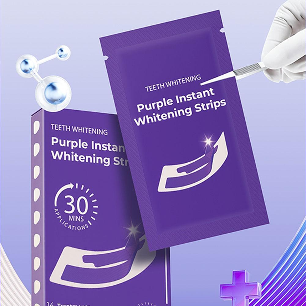 Teeth Whitening At Home - V34 Teeth Whitening Strips - Enamel