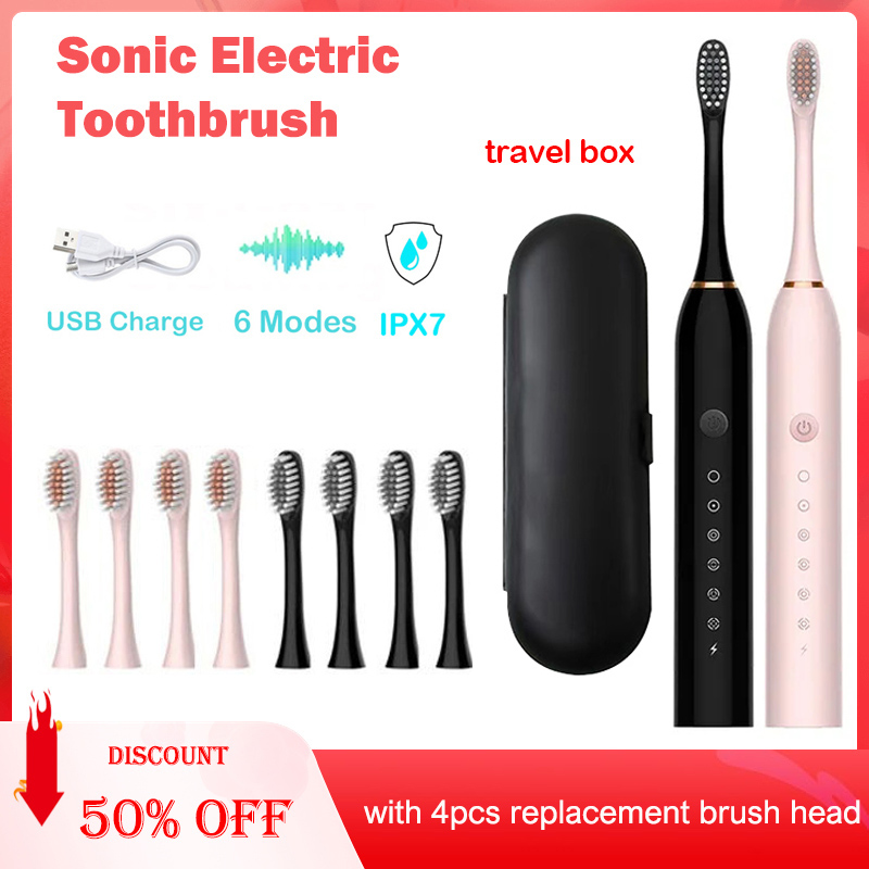 Electric Toothbrush Sonic - Sonic Electric Toothbrush IPX7 Waterproof Oral