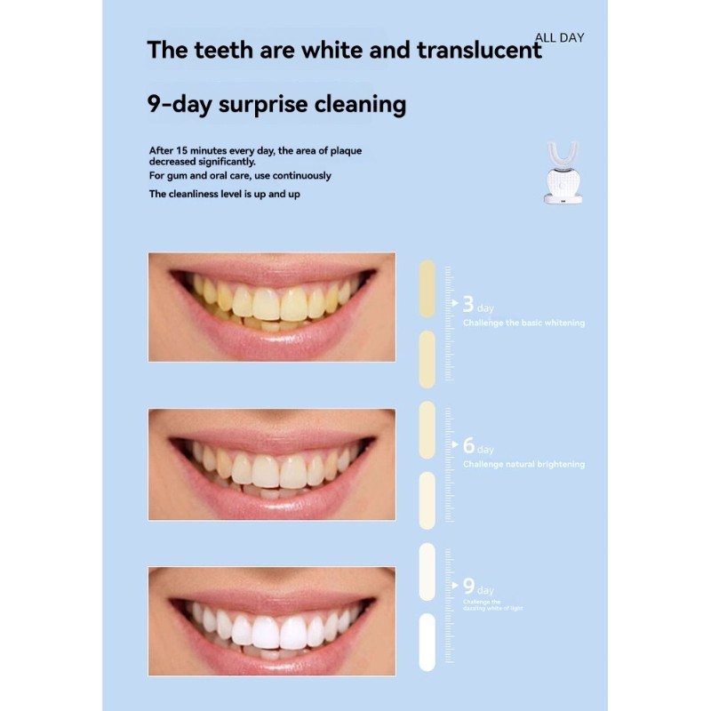 U-Shaped Electric Toothbrush F - Teeth Whitening Gum review and price
