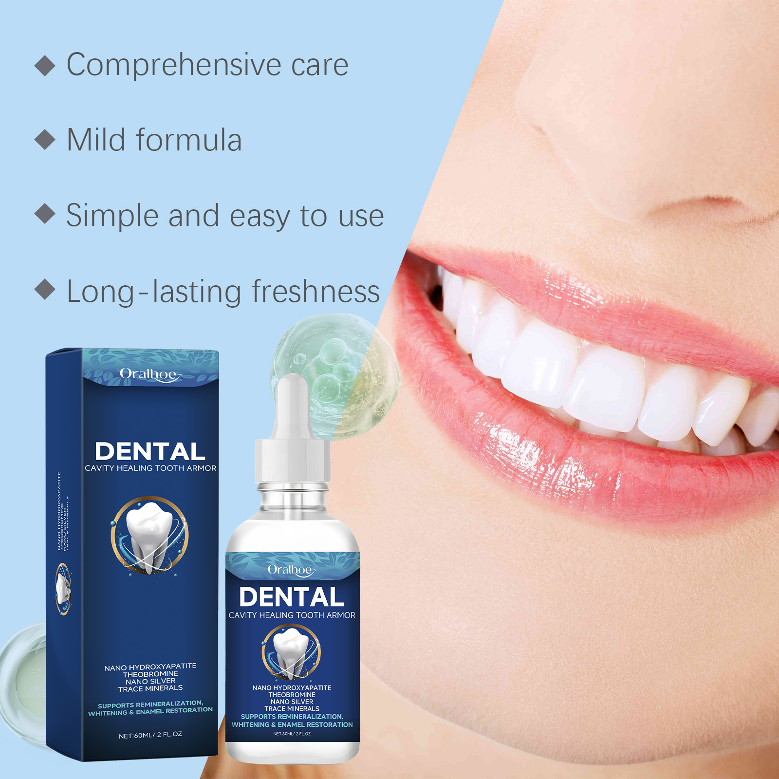 Oralhoe Teeth Brighten Serum L - Teeth Whitening Gum review and price