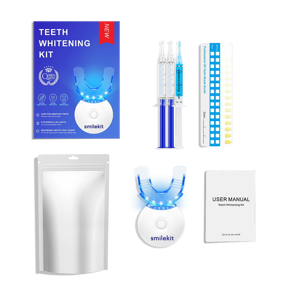 Teeth Whitening Kit - 5X LED L - Teeth Whitening Gum review and price