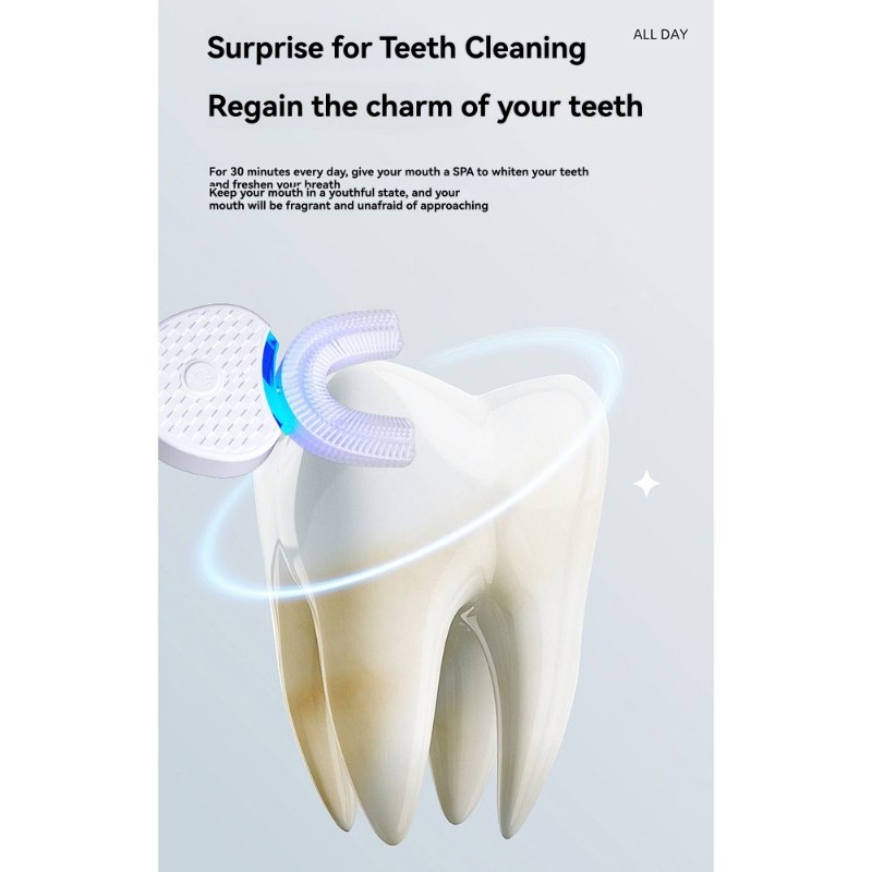Y59A U-Shaped Electric Toothbr - Teeth Whitening Gum review and price
