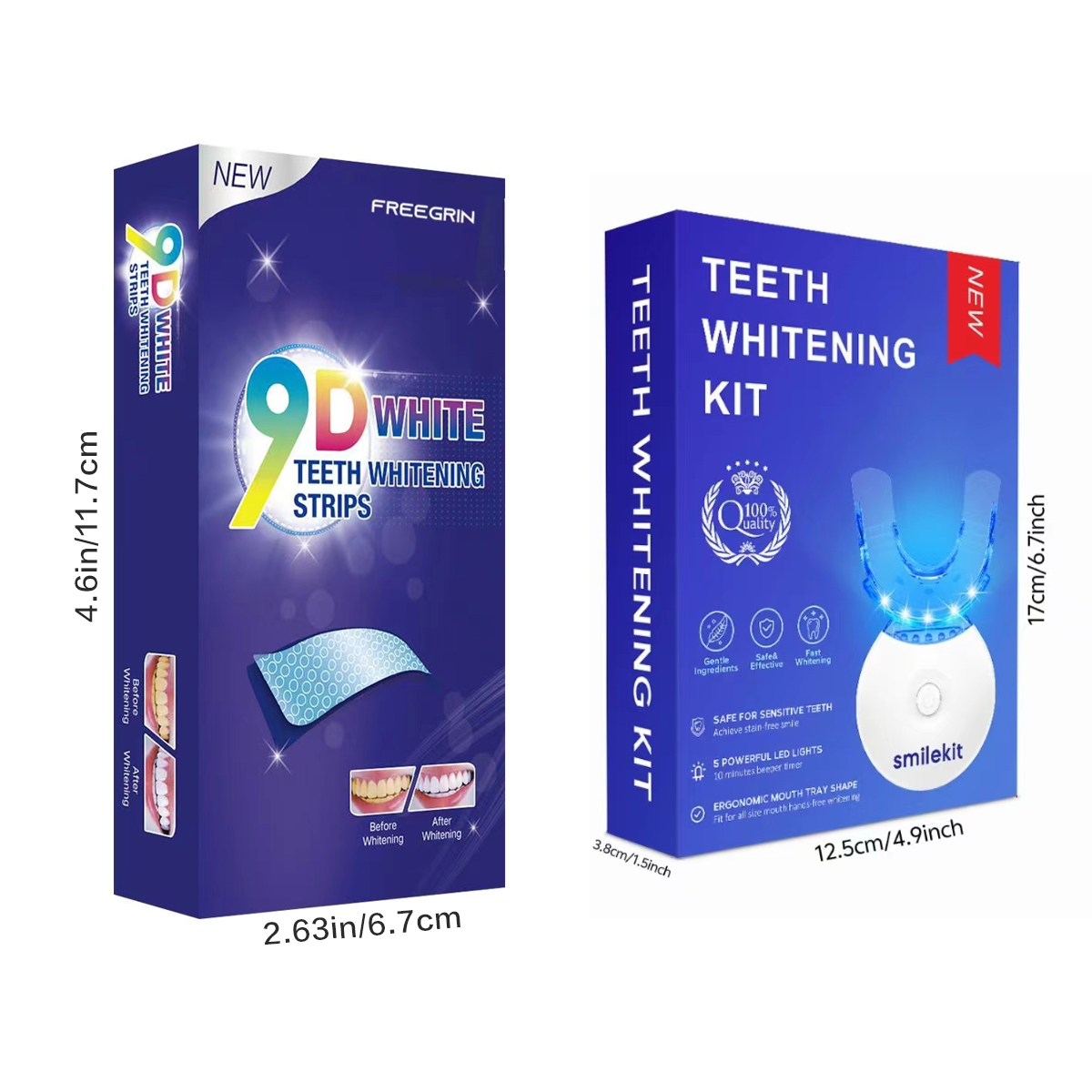 Teeth Whitening Kit - 5X LED L - Teeth Whitening Kit With Light review and price