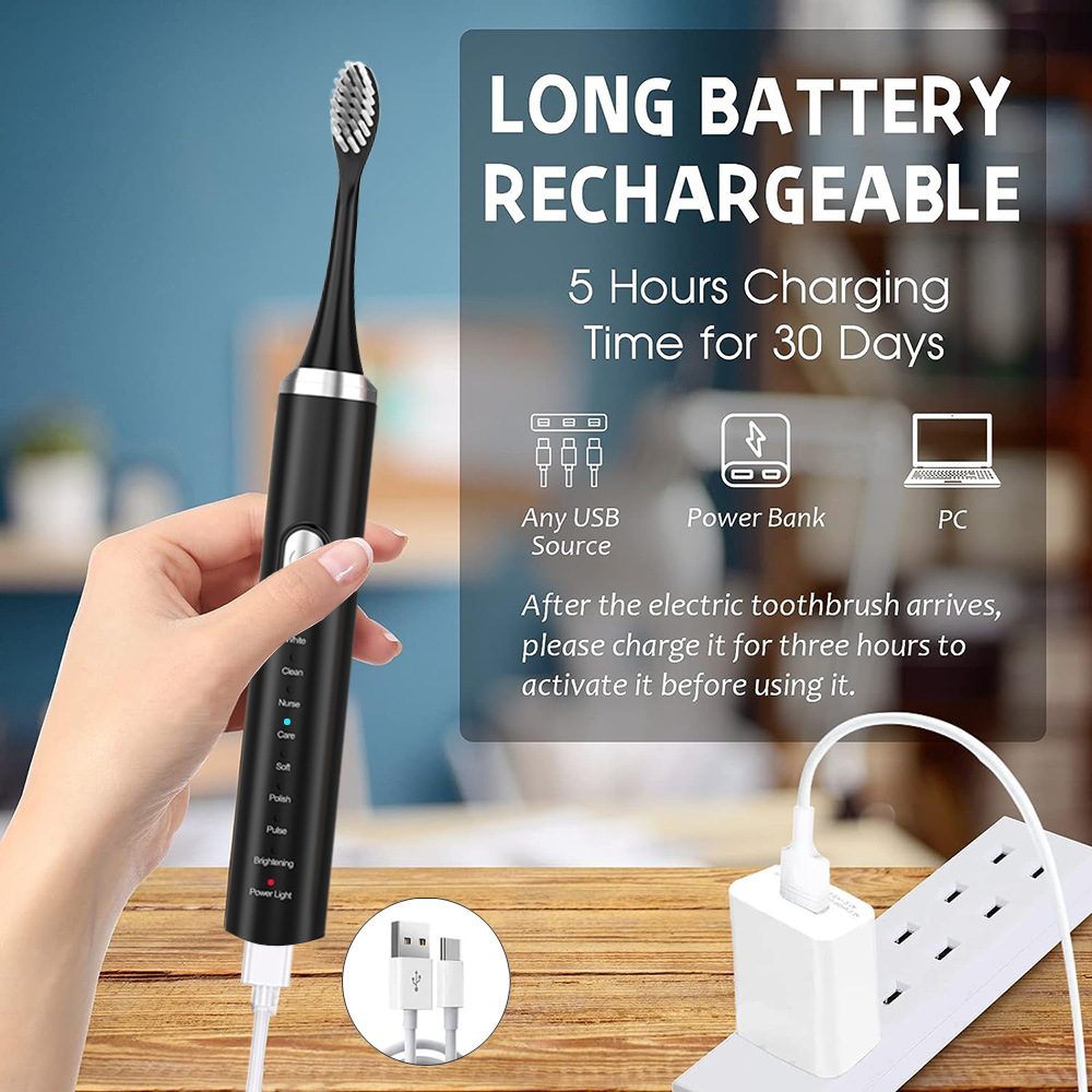 Electric Toothbrush Set, Recha - Electric Toothbrush Sonic review and price