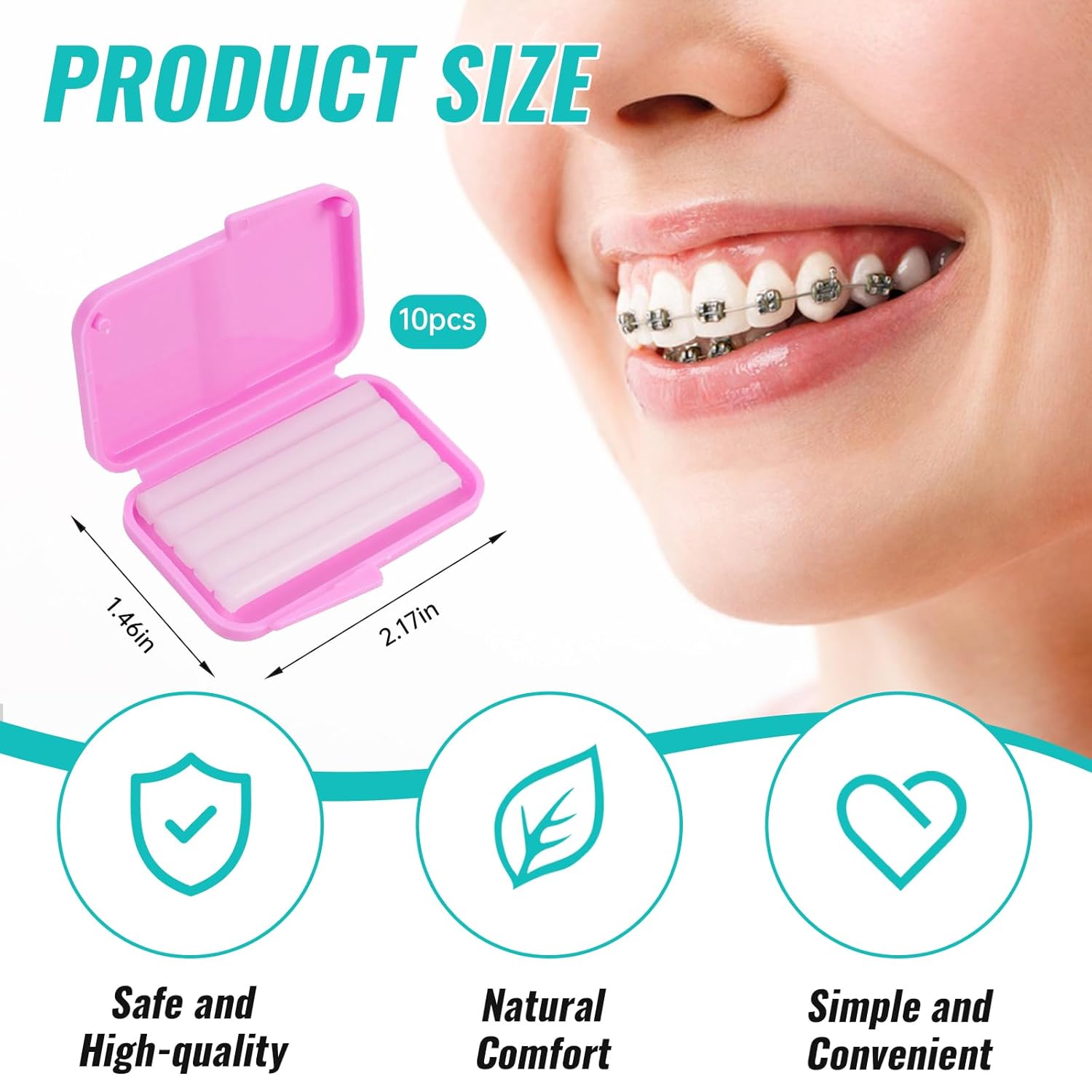 10box Dental Orthodontic Relie - Teeth Whitening Gum review and price