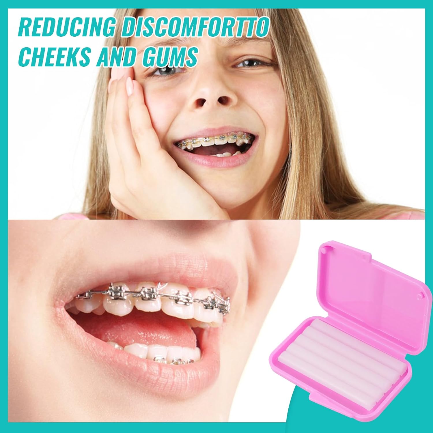 10box Dental Orthodontic Relie - Teeth Whitening Gum review and price