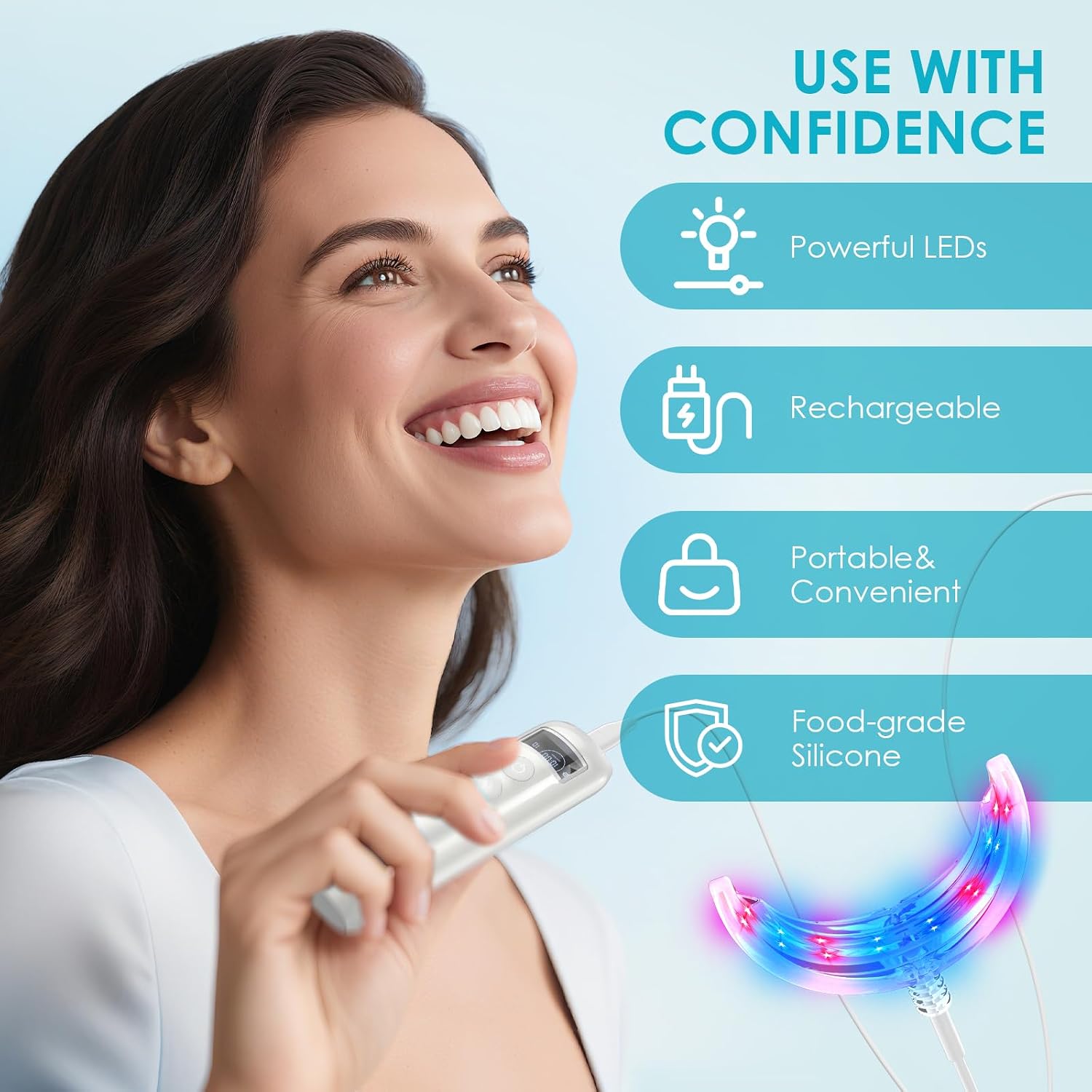 Teeth Whitening Accelerator 16 - Teeth Whitening With Blue Light review and price