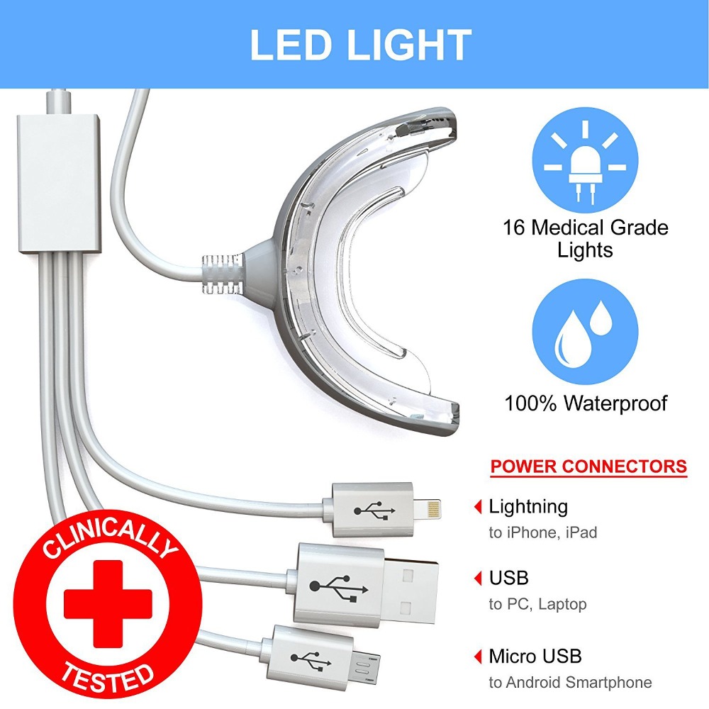 3 In1 Teeth Whitening Lamp 16  - Teeth Whitening With Blue Light review and price