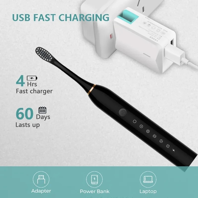 Sonic Electric Toothbrush IPX7 - Electric Toothbrush Sonic review and price