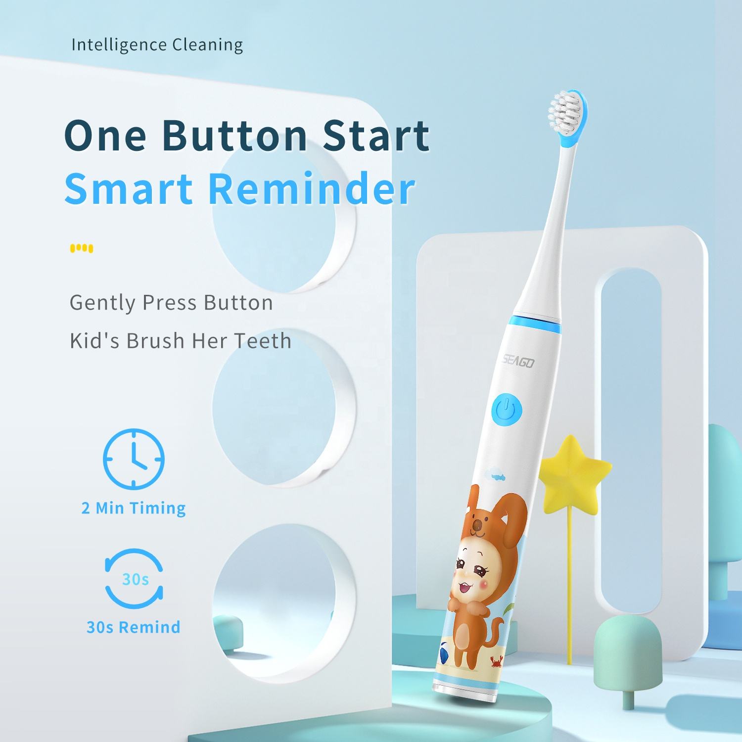 Seago SG-567 Kids Electric Too - Electric Toothbrush Sonic review and price