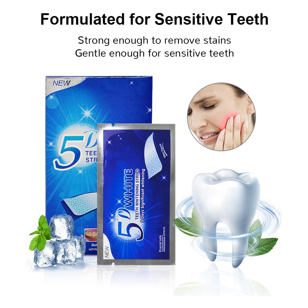 5D White Teeth Whitening Strip - Teeth Whitening At Home review and price
