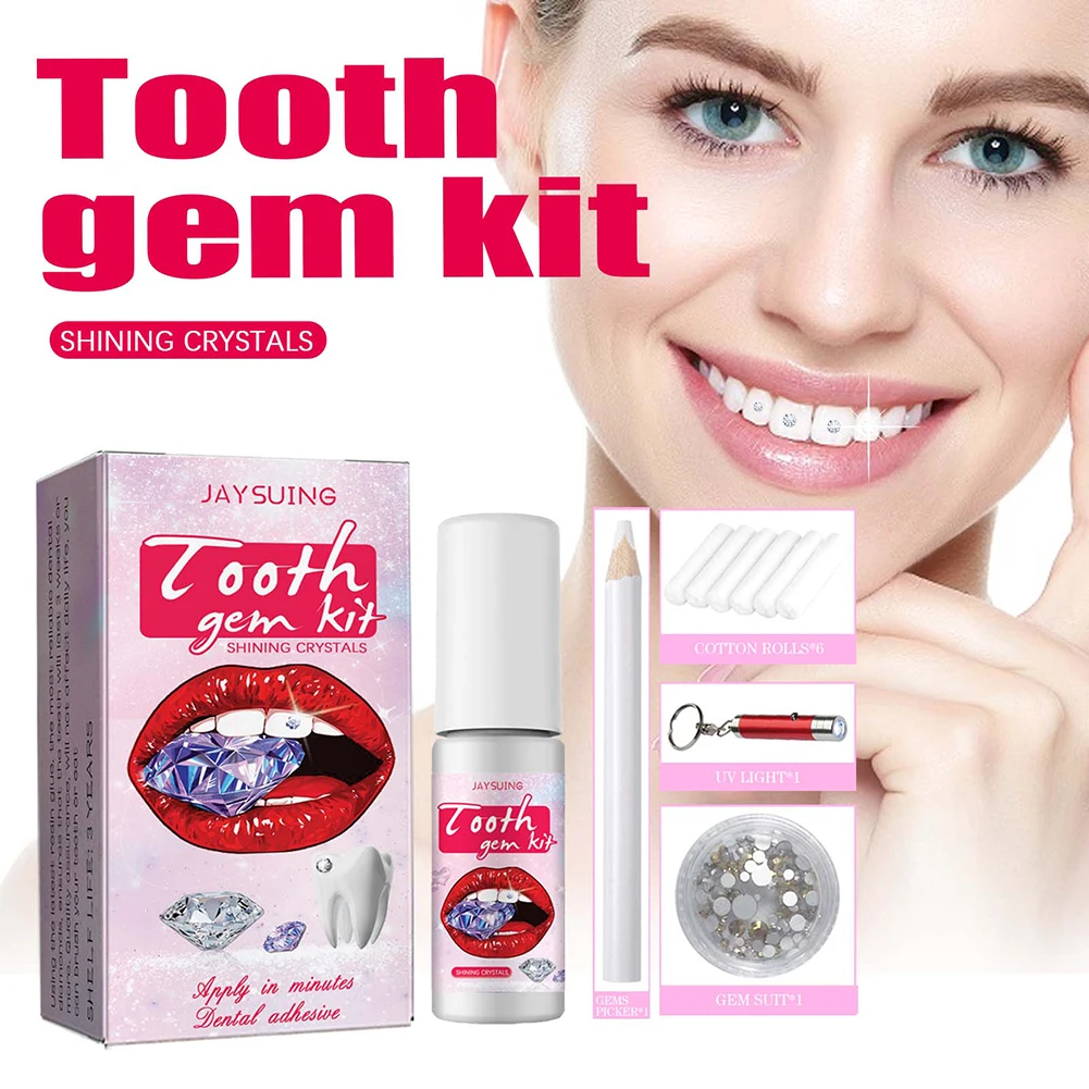 DIY Tooth Gems Kit with Crysta - Teeth Whitening Kit With Light review and price