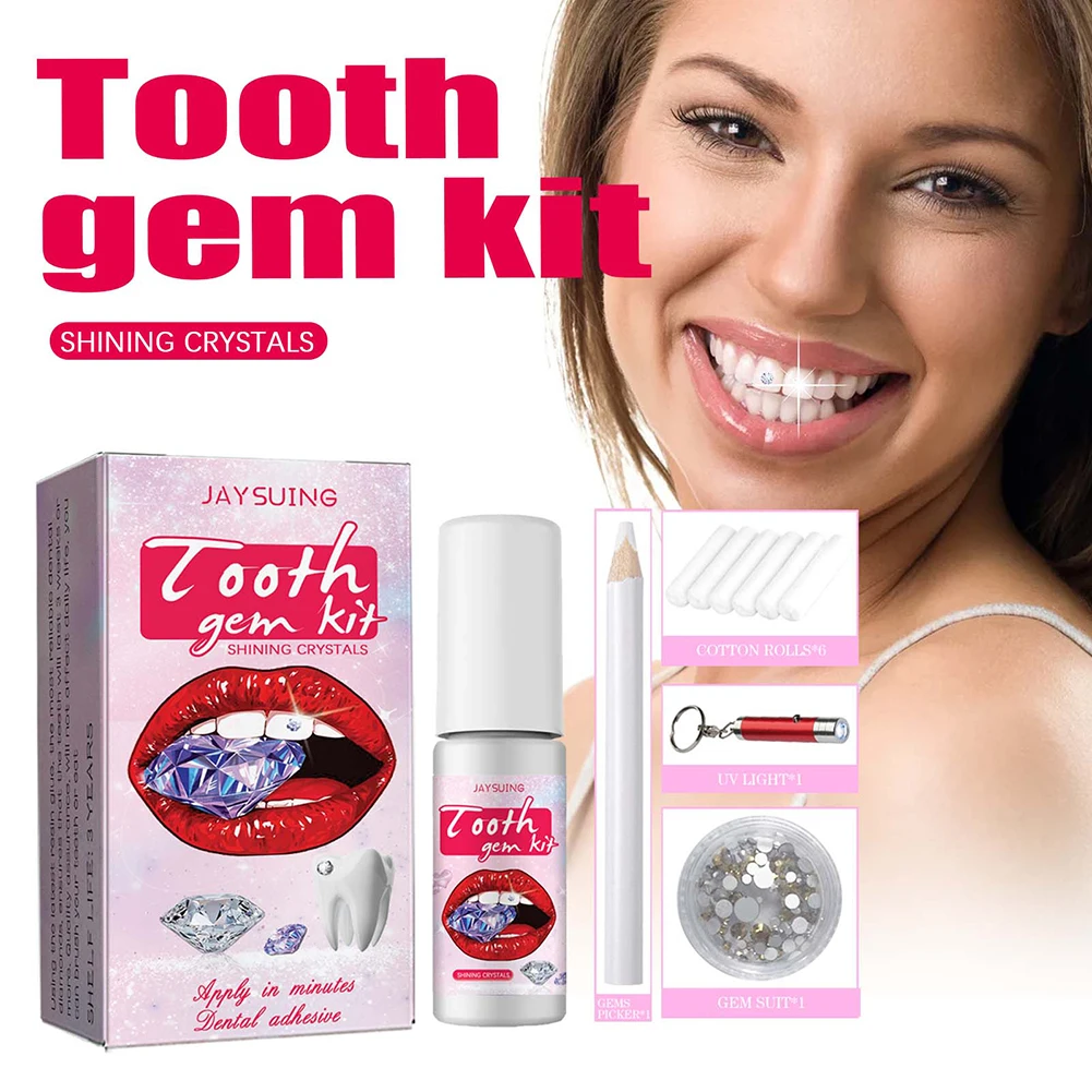 DIY Tooth Gems Kit with Crysta - Teeth Whitening Kit With Light review and price